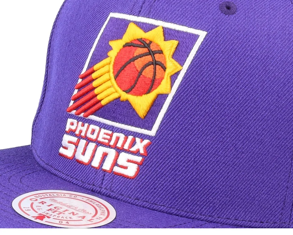Phoenix Suns Team Ground 2.0 Purple Snapback - Mitchell & Ness