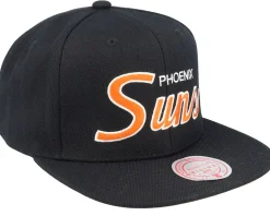 Phoenix Suns Team Script 2.0 Black Snapback - Mitchell & Ness