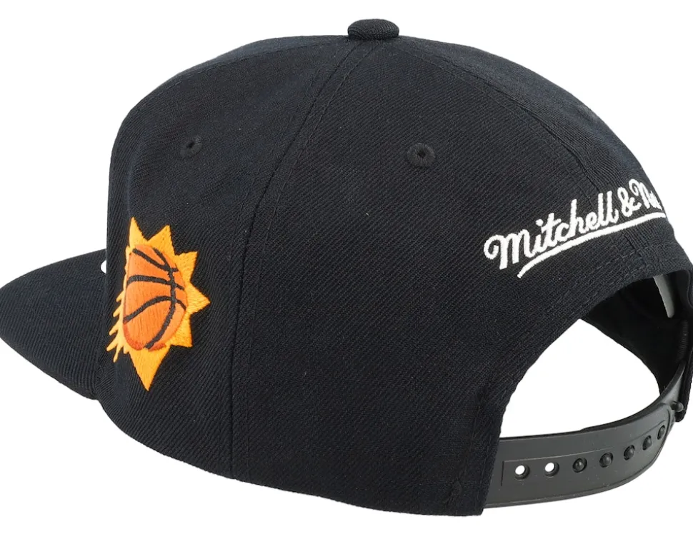 Phoenix Suns Team Script 2.0 Black Snapback - Mitchell & Ness
