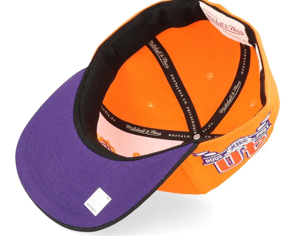 Phoenix Suns Team Side 1 Orange/Black Fitted - Mitchell & Ness