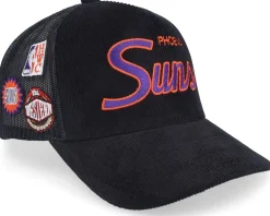 Phoenix Suns Times Up Black Trucker - Mitchell & Ness