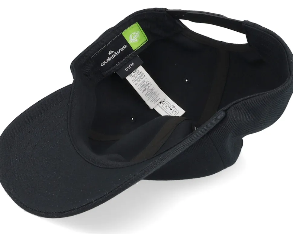 Pierdrop Cap Jet Black Dad Cap - Quiksilver