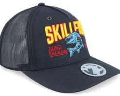 Pike 3d Logo 112wh Hawthorne Solid Black Trucker - Skillfish
