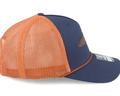 Pike Figure 112fpr Navy/Orange/Dark Orange Rope A-Frame Trucker - Skillfish