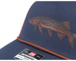 Pike Figure 112fpr Navy/Orange/Dark Orange Rope A-Frame Trucker - Skillfish