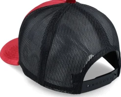 Pike Fishing Velvet Red/Black A-frame Trucker - Skillfish
