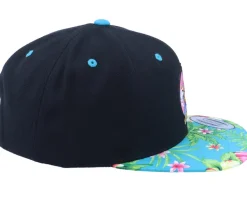 Pineapple Surfer Summer Black/Aqua Snapback - Iconic