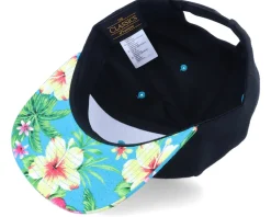 Pineapple Surfer Summer Black/Aqua Snapback - Iconic