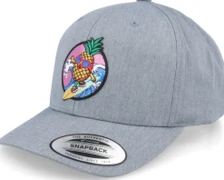 Pineapple Surfer Summer Grey Adjustable - Kiddo Cap