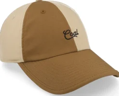 Pines Light Brown Blocked Dad Cap - Coal