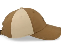 Pines Light Brown Blocked Dad Cap - Coal