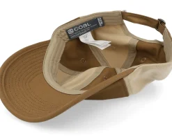 Pines Light Brown Blocked Dad Cap - Coal