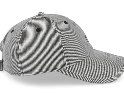 Pines Pinstripe White/Black Dad Cap - Coal