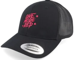 Pink One More Rep Fitness Black Trucker - Berzerk