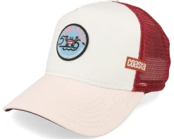 Pinkcrab White/Pink Trucker - Coastal
