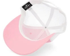 Pink/White/White Contrast Stitch Trucker - Equip