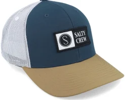 Pinnacle 2 Retro Indigo/Tan Trucker - Salty Crew