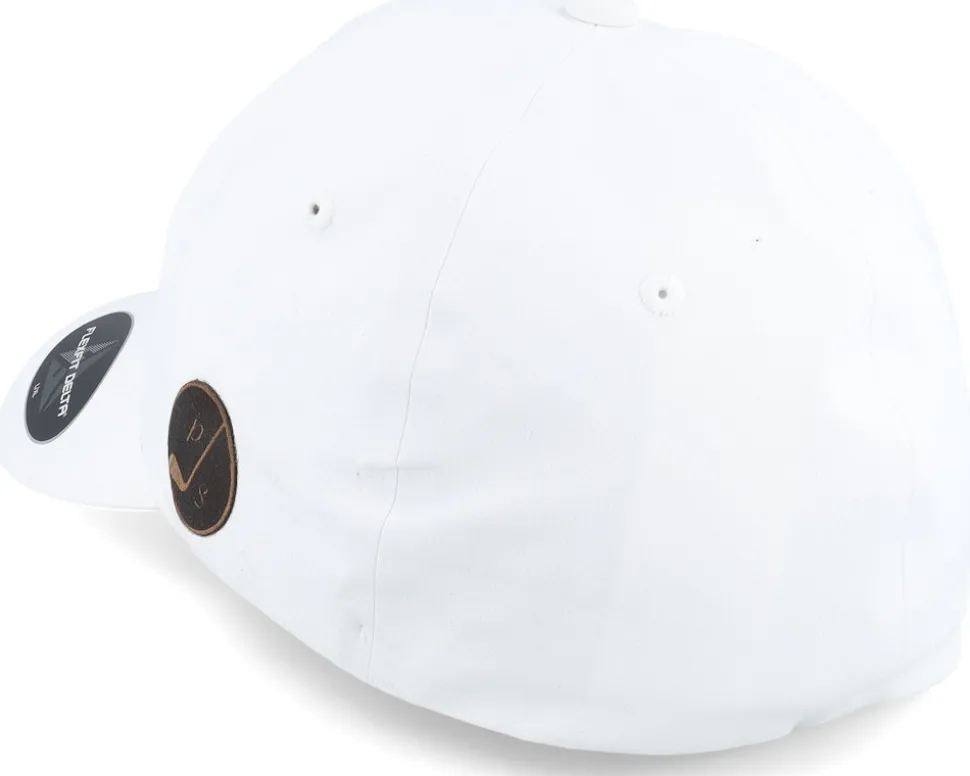 Pins & Stripes Engraved Logo White Delta Flexfit - Pins & Stripes