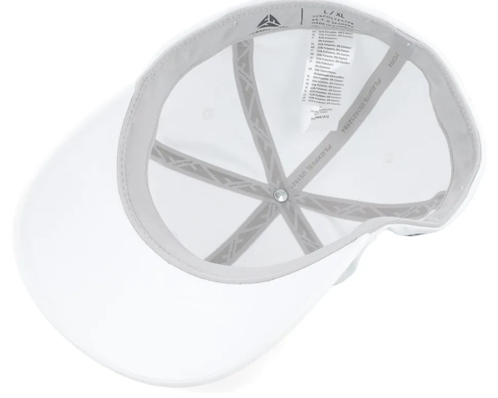 Pins & Stripes Engraved Logo White Delta Flexfit - Pins & Stripes