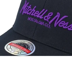 Pinscript Black/Purple Adjustable - Mitchell & Ness