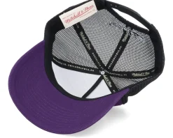 Pinscript Purple/Black/White Trucker - Mitchell & Ness