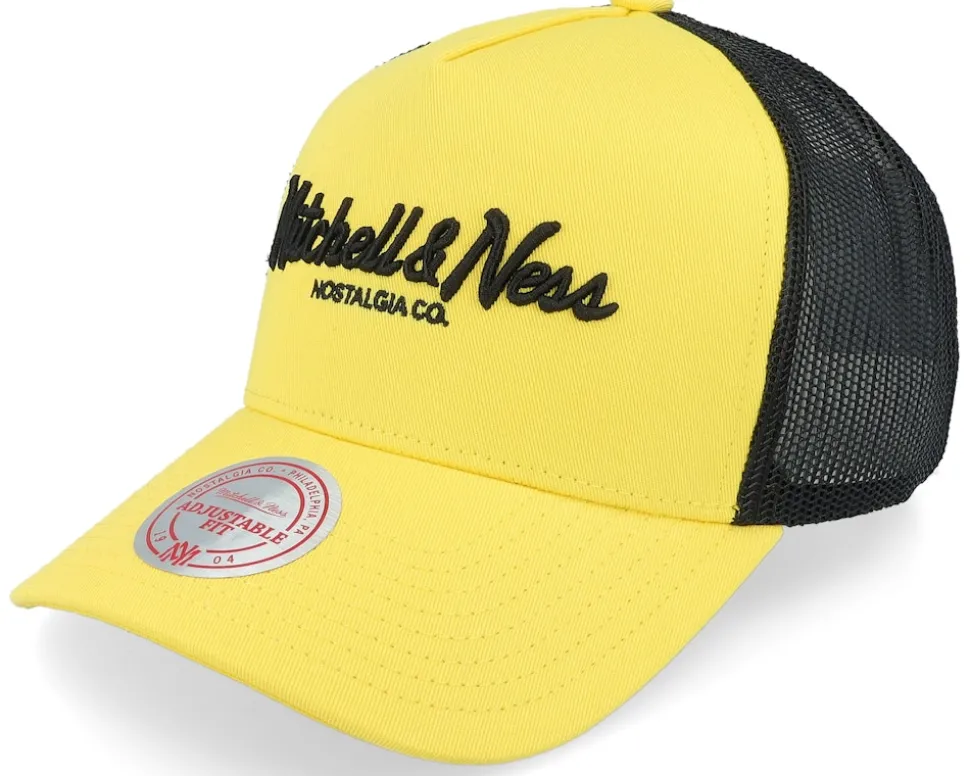 Pinscript Purple/Black/White Trucker - Mitchell & Ness