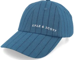 Pinstripe Baseball Cap Apres Navy Dad Cap - Lyle & Scott