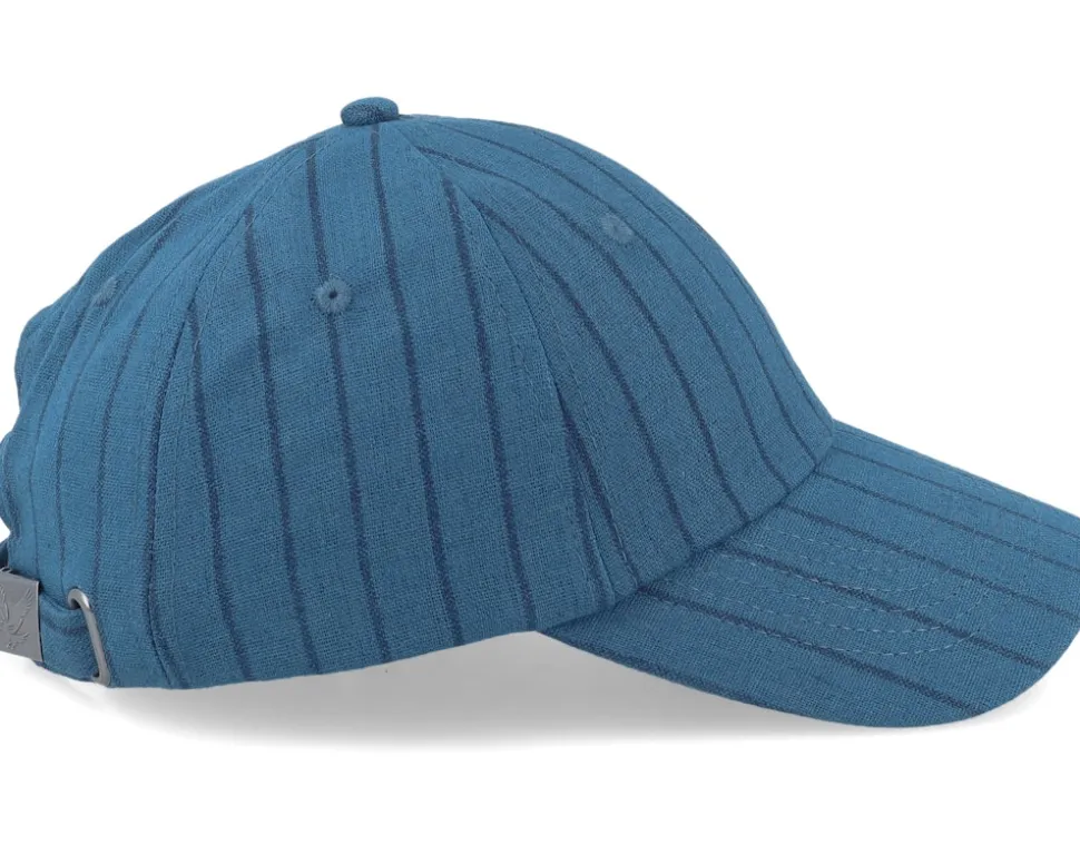 Pinstripe Baseball Cap Apres Navy Dad Cap - Lyle & Scott