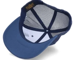 Pipe Beard Skull Navy Trucker - Bearded Man