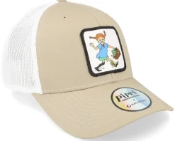 Pippi Bag Of Money Sand/White Trucker - Pippi Longstocking
