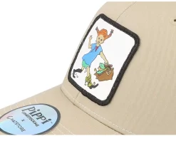 Pippi Bag Of Money Sand/White Trucker - Pippi Longstocking
