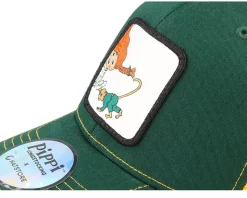 Pippi Mr Nilsson Green/Yellow Trucker - Pippi Longstocking