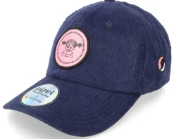 Pippilotta Navy/Pink Corduroy Dad Cap - Pippi Longstocking