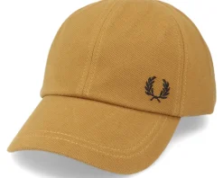 Pique Classic Dark Caramel Dad Cap - Fred Perry