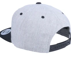 Pirate Logo Heather Grey/Black Snapback - Iconic