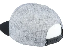 Pitchout Cap 140 Heather Grey / Washed Black Snapback - Reell