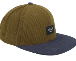 Pitchout Cap Brown/Dark Grey Corduroy Snapback - Reell