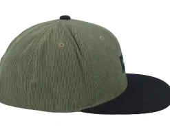 Pitchout Cap Moss Green/Black Corduroy Snapback - Reell