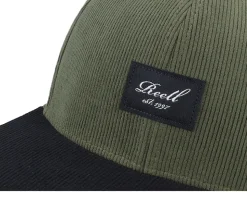 Pitchout Cap Moss Green/Black Corduroy Snapback - Reell