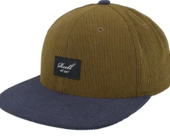 Pitchout Cap Moss Green/Black Corduroy Snapback - Reell