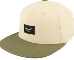 Pitchout Cap Oatmeal/Olive Snapback - Reell