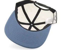Pitchout Cap Off White/Blue Snapback - Reell