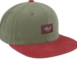 Pitchout Cap Stone Green/Root Beer Snapback - Reell