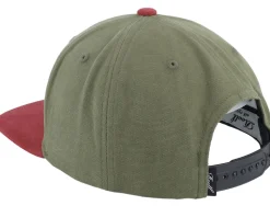 Pitchout Cap Stone Green/Root Beer Snapback - Reell