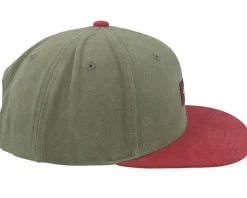 Pitchout Cap Stone Green/Root Beer Snapback - Reell