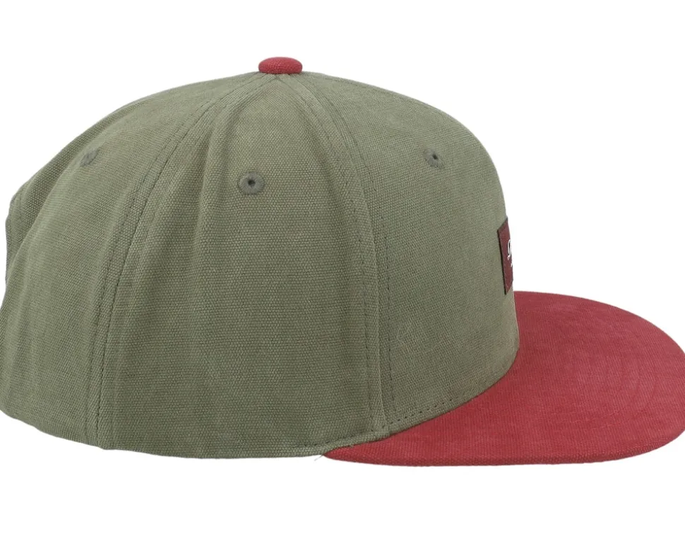 Pitchout Cap Stone Green/Root Beer Snapback - Reell