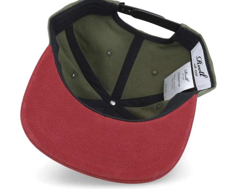 Pitchout Cap Stone Green/Root Beer Snapback - Reell