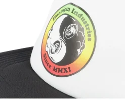 Pitted Hat White/Black Trucker - Hoonigan