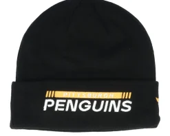 Pittsburgh Penguins Authentic Pro Game & Train Knit Black Cuff - Fanatics