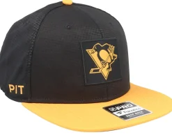 Pittsburgh Penguins Authentic Pro Game&Train Black/Gold Snapback - Fanatics